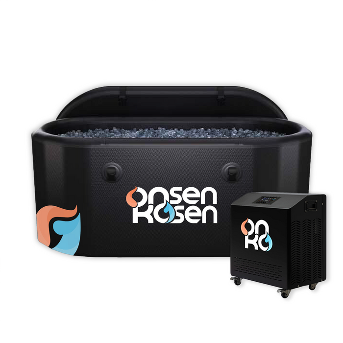 OnsenKosen -  Dogo 1 Person Therapy Tub with Pro 2HP Dual Chiller/Heater | OK2-IT100