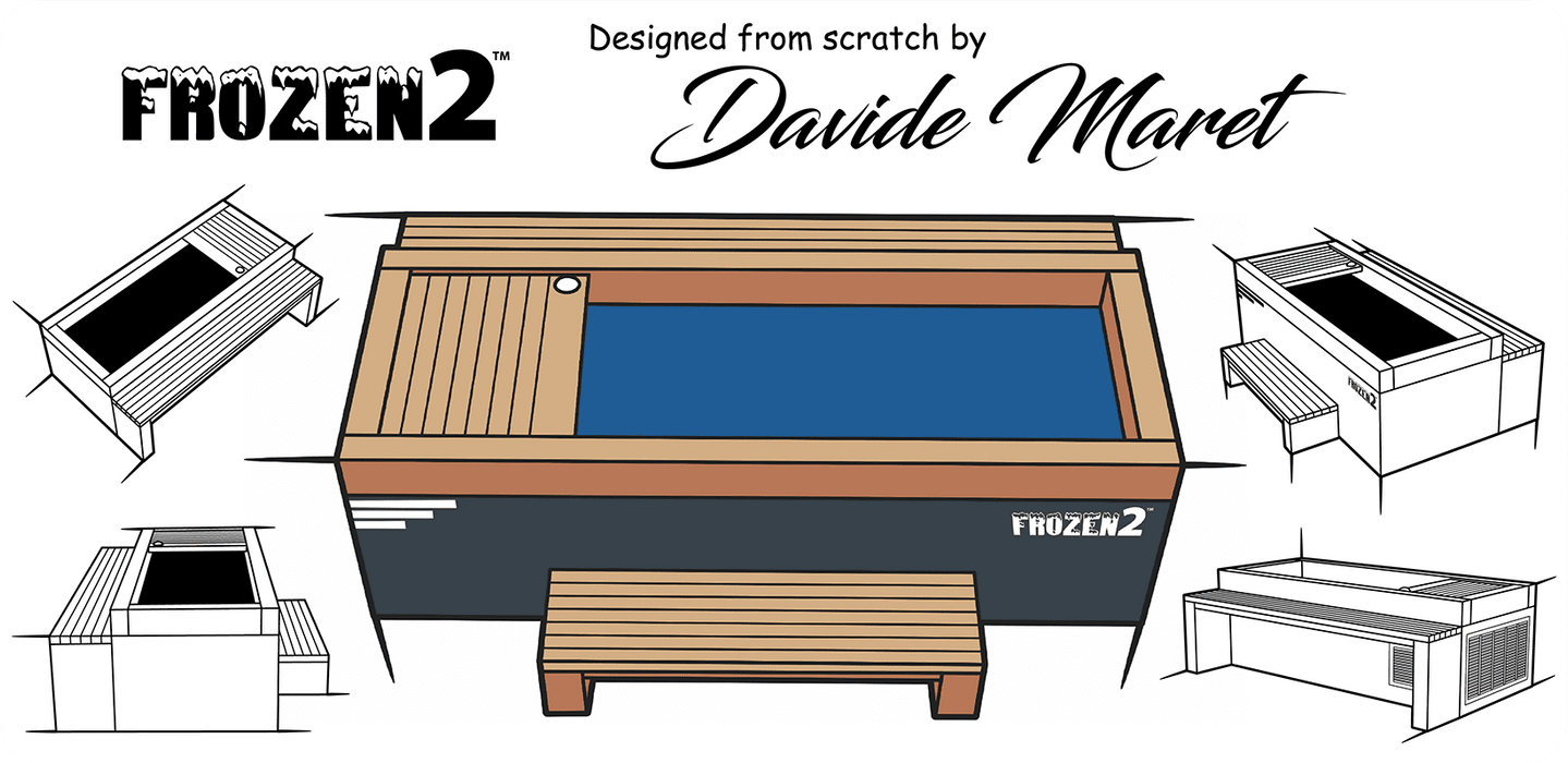 Medical Sauna - Frozen 8™ Cold Plunge | Commercial: Heavy Duty + Accessories Kit