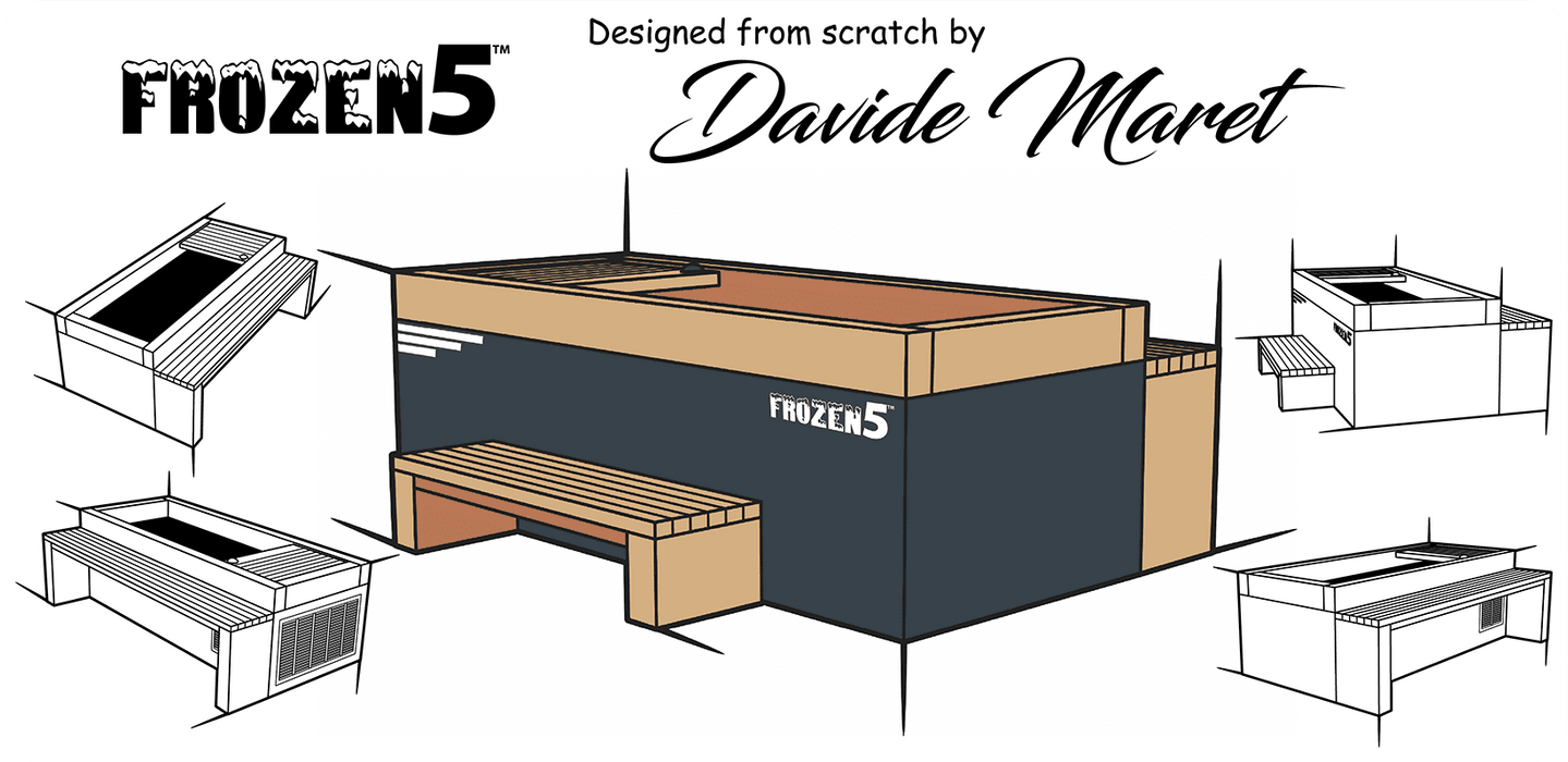 Medical Sauna - Frozen 5™ Cold Plunge | X-Large + Accessories Kit