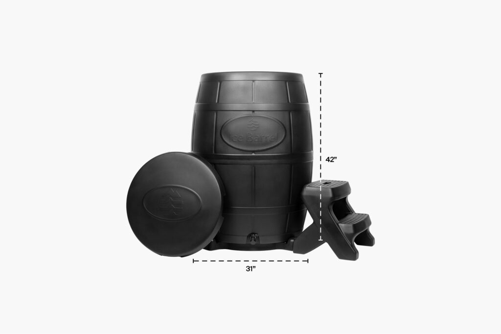 Ice Barrel 400 - Cold Therapy Training Tool | Ib/400/Syn/Bl/Bar