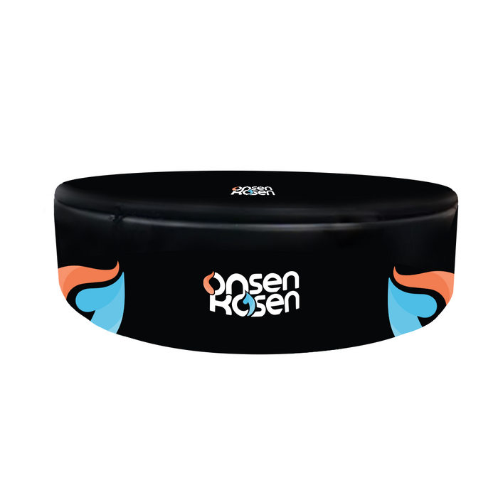 OnsenKosen - Yunokawa 8 to 12 Person Group Therapy Tub with Pro 2HP Dual Chiller/Heater |  OK2-IR400