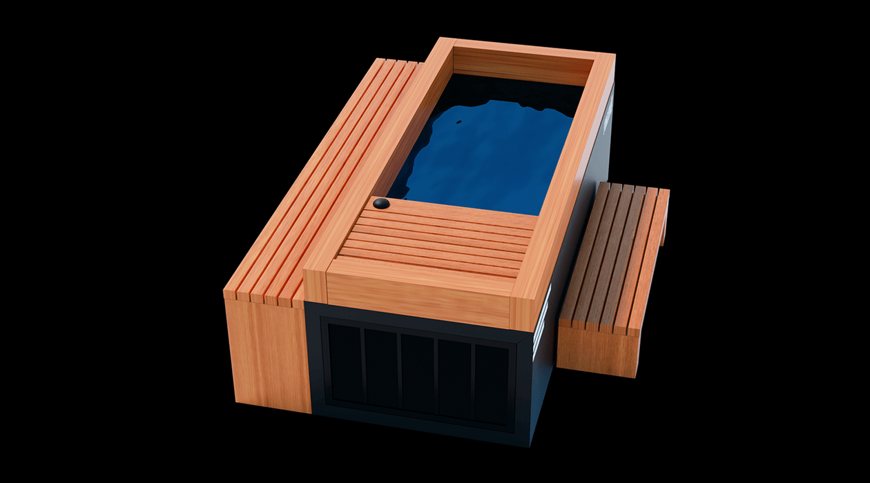 Medical Sauna - Frozen 8™ Cold Plunge | Commercial: Heavy Duty + Accessories Kit