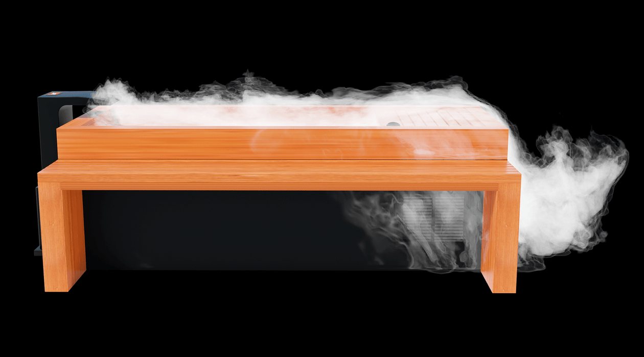 Medical Sauna - Frozen 9™ Cold Plunge | Commercial: Heavy Duty + Accessories Kit +  Essential Oil Infuser & Steam Generator