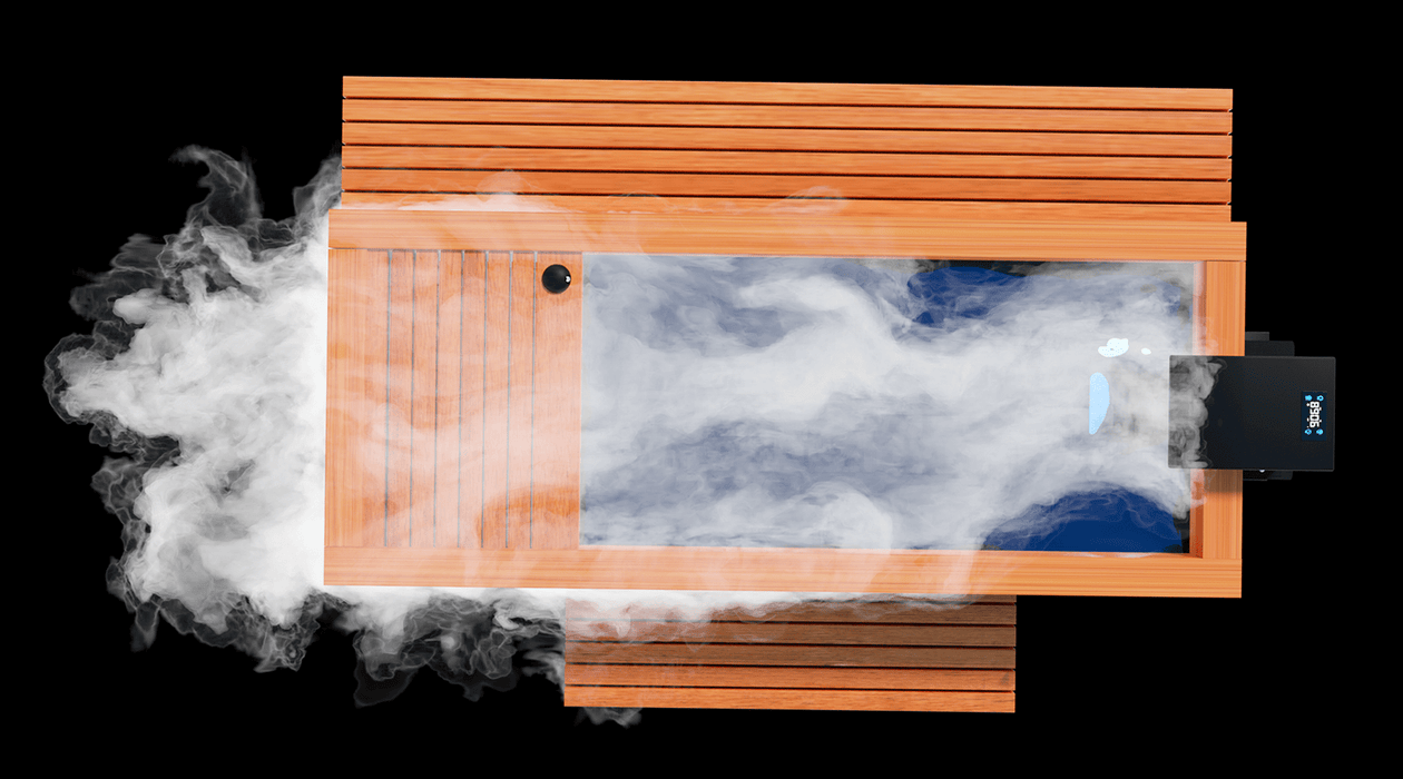 Medical Sauna - Frozen 9™ Cold Plunge | Commercial: Heavy Duty + Accessories Kit +  Essential Oil Infuser & Steam Generator