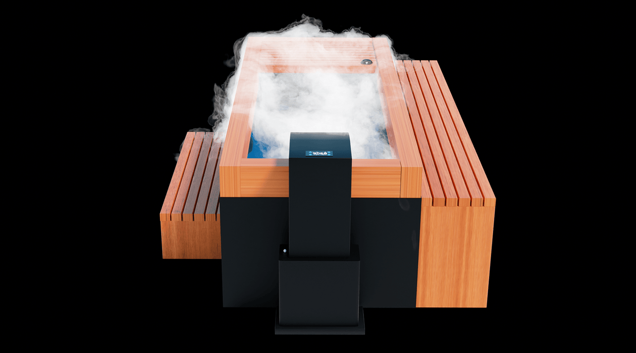 Medical Sauna - Frozen 9™ Cold Plunge | Commercial: Heavy Duty + Accessories Kit +  Essential Oil Infuser & Steam Generator