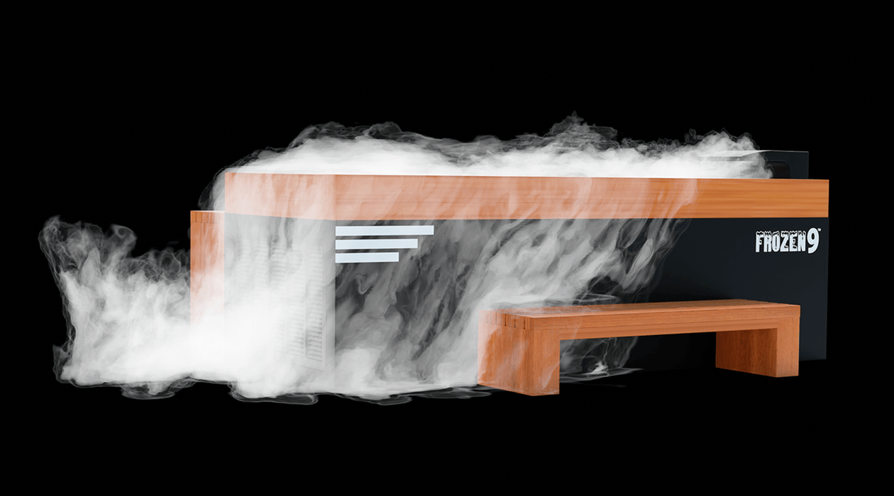 Medical Sauna - Frozen 9™ Cold Plunge | Commercial: Heavy Duty + Accessories Kit +  Essential Oil Infuser & Steam Generator